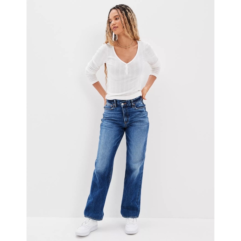 AE Stretch Curvy 90s Straight Jean